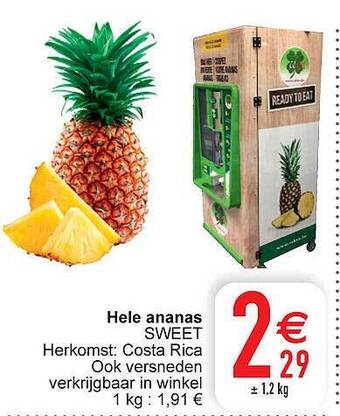 Cora Hele ananas aanbieding