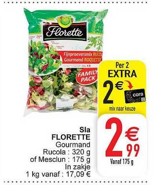 Cora Sla florette aanbieding