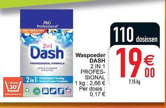Cora Waspoeder dash 2 in 1 aanbieding