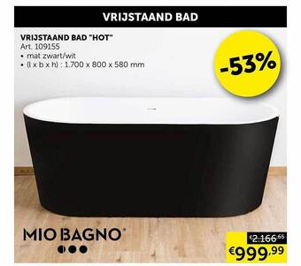 Vrijstaand bad