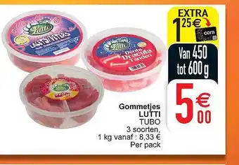 Cora Gommetjes lutti tubo aanbieding