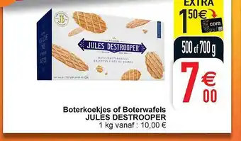Boterkoekjes of boterwafels jules destrooper