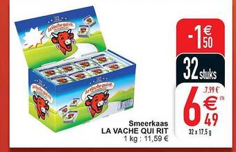 Cora Smeerkaas la vache qui rit aanbieding