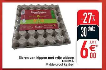 Cora Eieren van kippen met vrije uitloop dinima aanbieding