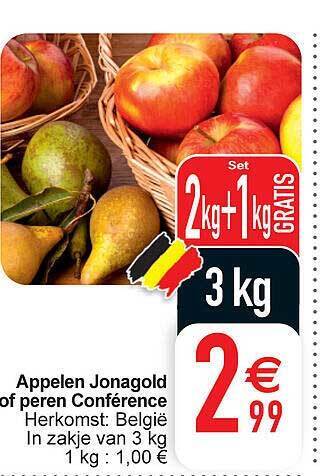 Cora Appelen jonagold of peren conférence aanbieding
