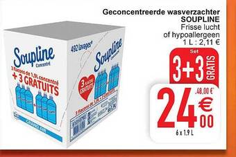 Cora Geconcentreerde wasverzachter soupline aanbieding