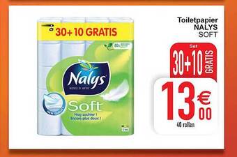 Cora Toiletpapier nalys aanbieding