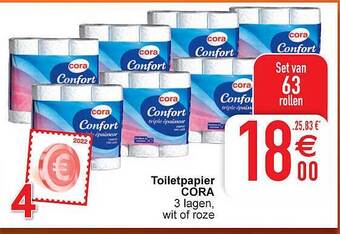 Cora Toiletpapier aanbieding