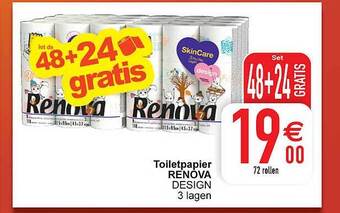 Cora Toiletpapier renova aanbieding