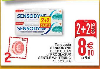 Cora Tandpasta sensodyne aanbieding