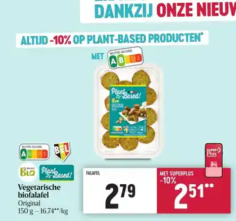 Delhaize Vegetarische Biotalafel Original 150g aanbieding