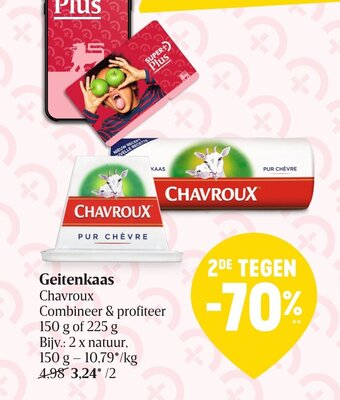Delhaize Chavroux Geitenkaas aanbieding