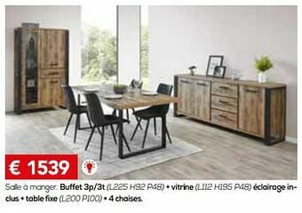 Meubles Toff Salle à manger aanbieding