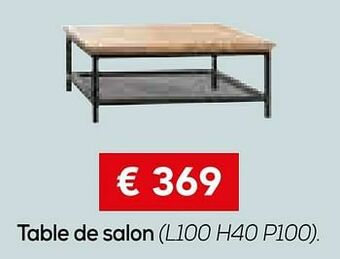 Table de salon