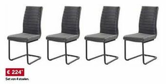 Set van 4 stoelen