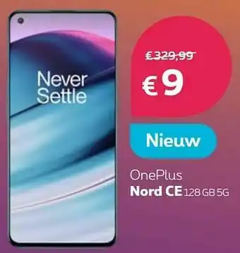 Proximus Oneplus nord ce 128 gb 5g aanbieding