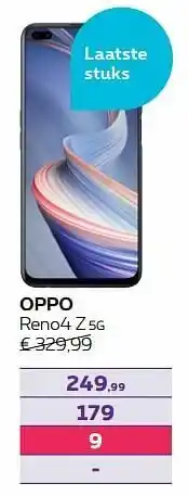 Proximus Oppo reno4 z 5g aanbieding