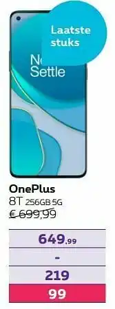 Proximus Oneplus 8t 256gb 5g aanbieding