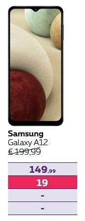 Proximus Samsung galaxy a12 aanbieding