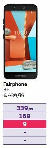 Proximus Fairphone 3+ aanbieding
