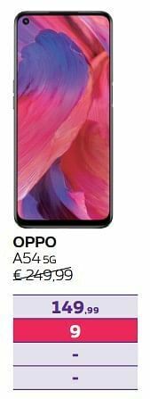 Proximus Oppo a54 5g aanbieding