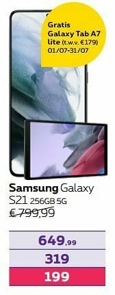 Proximus Samsung galaxy s21 256gb 5g aanbieding