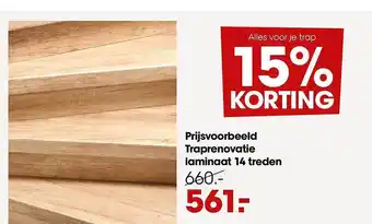 Alles vor je trap 15% korting