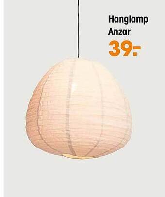 Kwantum Hanglamp anzar aanbieding