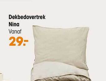 Kwantum Dekbedovertrek nina aanbieding