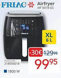 Eldi Friac airfryer aanbieding