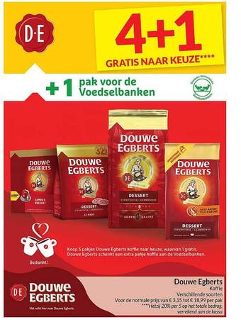 Intermarché Douwe egberts koffie aanbieding