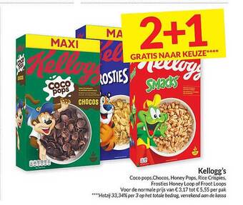 Intermarché Kellogg's aanbieding