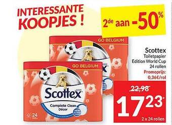 Intermarché Scottex toiletpapier aanbieding