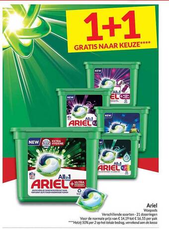 Intermarché Ariel waspods aanbieding