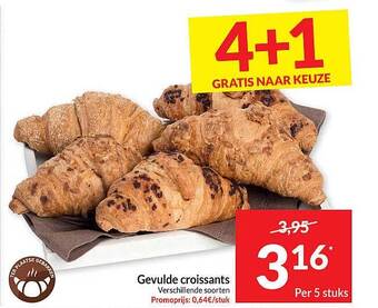 Intermarché Gevulde croissants aanbieding