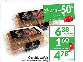 Intermarché Gevulde wafels aanbieding