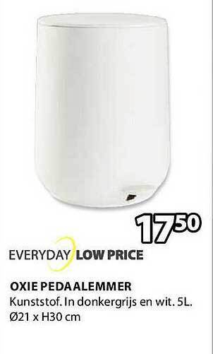 Jysk Oxie pedaalemmer aanbieding