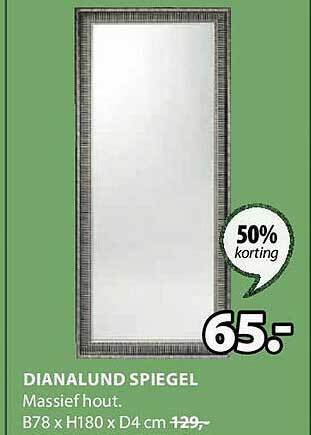 Jysk Dianalund spiegel aanbieding