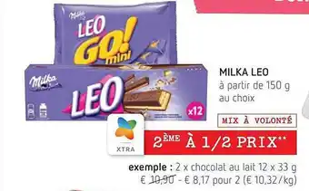 Spar Milka leo aanbieding