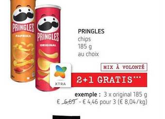 Spar Pringles chips aanbieding