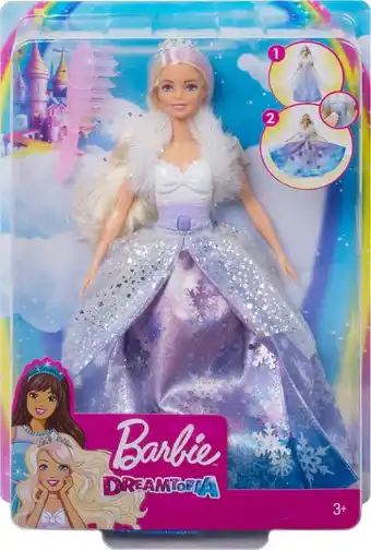 Bol.com Barbie dreamtopia ultieme prinsessenpop + outfit en borstel aanbieding