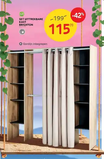 Brico Set uittrekbare kast brighton Ref. 10101029 aanbieding
