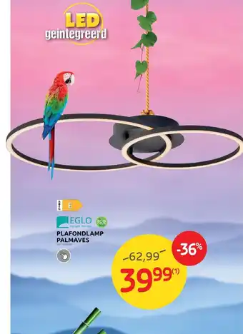 Brico Plafondlamp palmaves Ref. 10080783 aanbieding