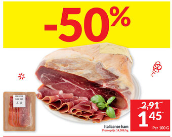 Intermarché Italiaanse ham 100G aanbieding