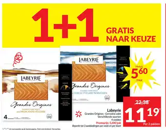 Intermarché Labeyrie grandes origines 1+1 gratis aanbieding
