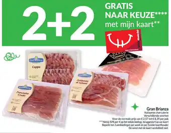 Intermarché Gran Brianza Italiaanse charcuterie 2+2 gratis aanbieding