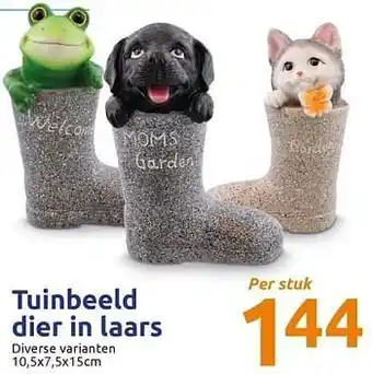 Action Tuinbeeld dier in laars aanbieding