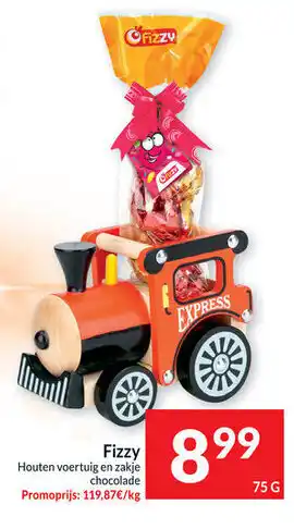 Fizzy houten voertuigen 75G