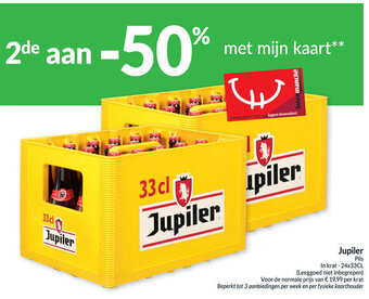 Intermarché Jupiler pils 24x33CL aanbieding