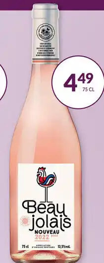 Intermarché Beaujolais Nouveau Rose 2022 75CL aanbieding
